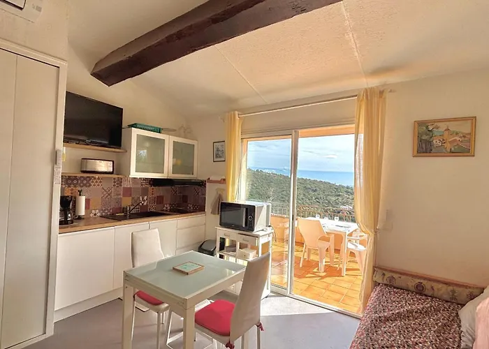 Apartmán Neora - Calme Avec Piscine Et Vue Grimaud